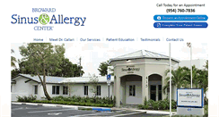 Desktop Screenshot of browardsinusandallergy.com